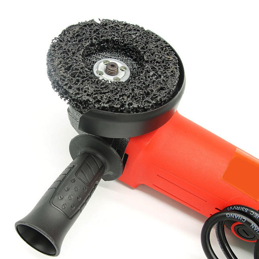 Sanding Wheel Paint Rust Removal Grinding Disc Stainless Steel Polishing Wheel Black 100mm 16mm Inner Hole