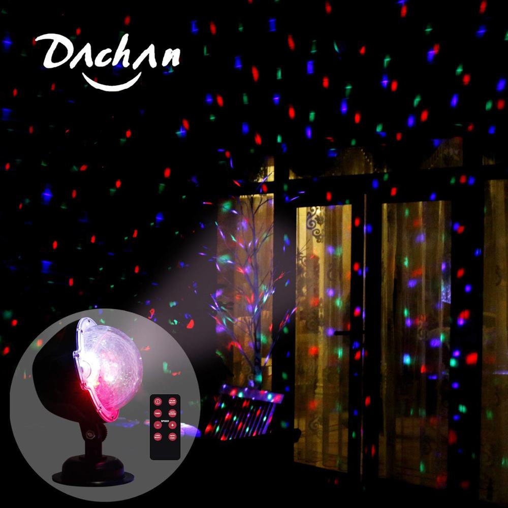 Multi Function Rotating Falling Snow Projector for Xmas Moving Points Landscape Lights for Home Yard Garden Wedding Show Club
