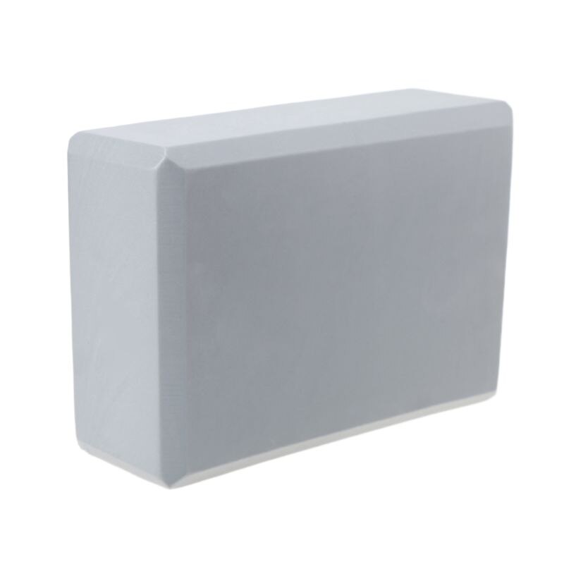EVA Yoga Block Training Body Shaping Pilates Fitness Foam Brick Stretching Aid Yoga Block Yoga Accessories: Gray