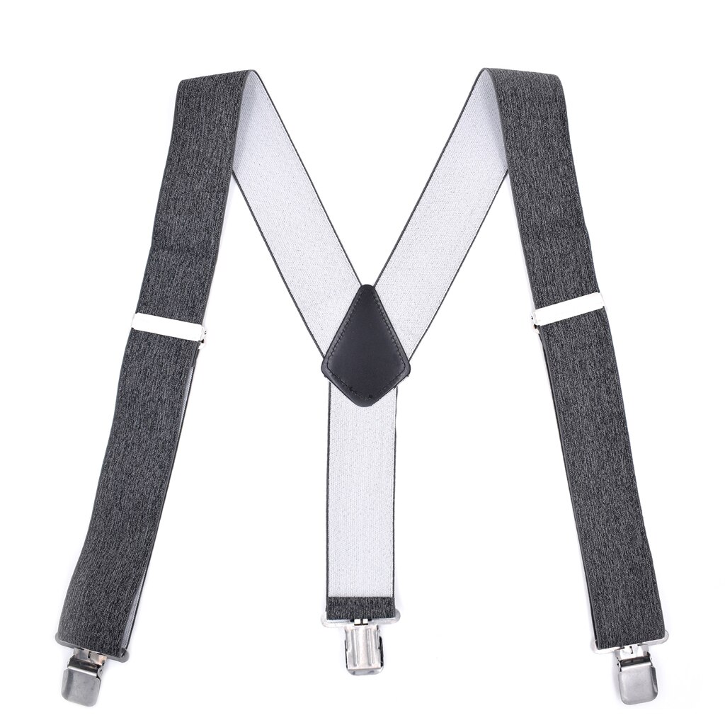 Heavy Duty Suspenders Braces for Men Work Shirt Trousers Pants Suspender Straps Belts Y Back Metal Clips Adjustable Big Tall: K