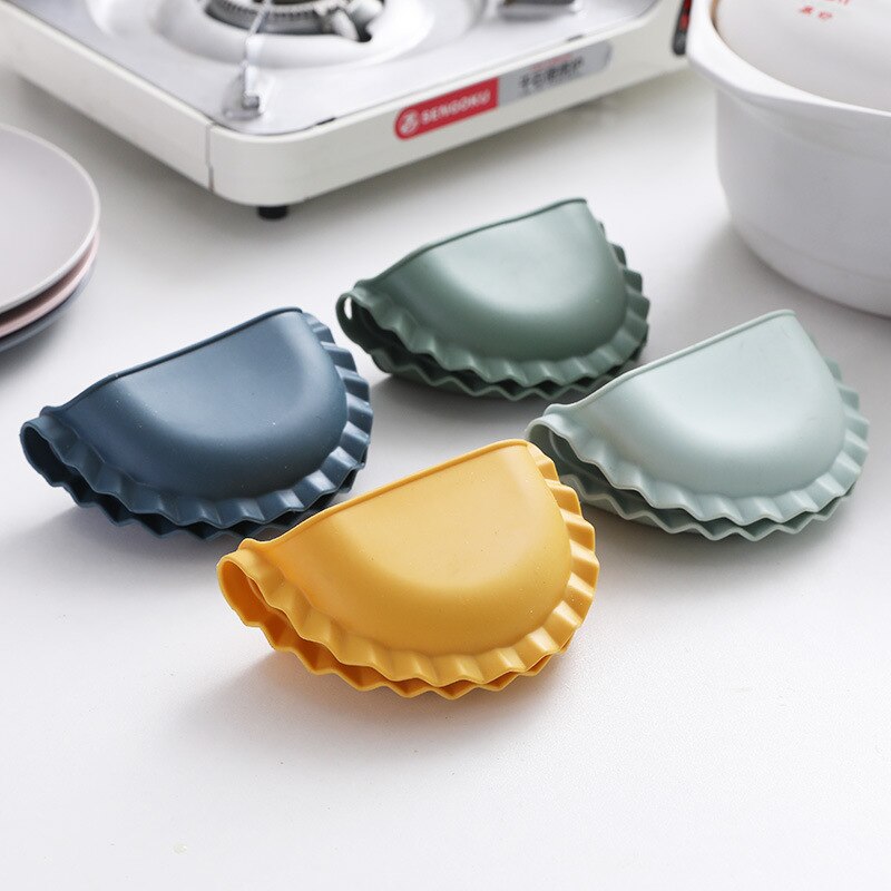 High Temperature Pot Bowl Anti Scalding Gloves Kitchen Household Gadget Accessories Silicone Insulation Clip Oven Mitts