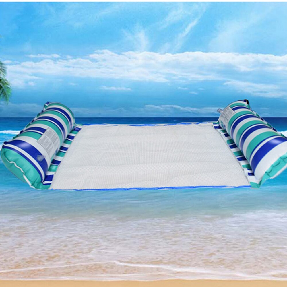 Opblaasbare Drijvende Rij Casual Water Ligstoel Zwembad Lounge Stoel: 2359419