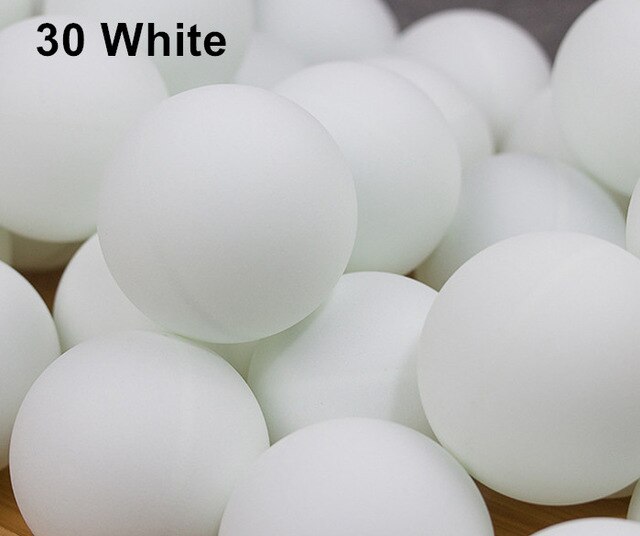 Pelotas de tenis de mesa de 2 estrellas, 30, 50, 100 Uds., 40 + mm, 2,8g, Ping pong Blanco, Naranja, pelota de entrenamiento avanzado para aficionados: 30 white