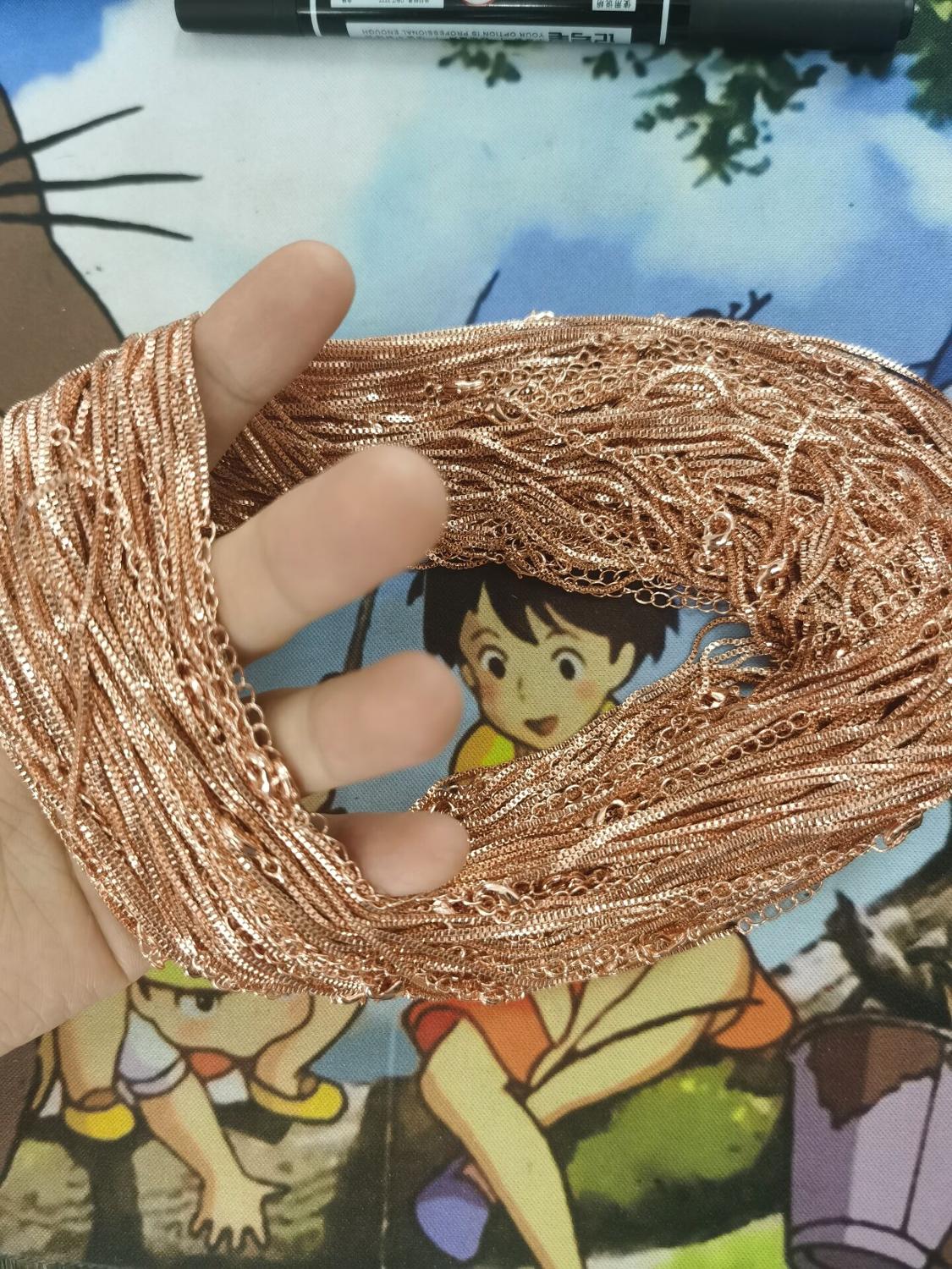 Top Koper Zirkoon Goud/Wit/Rose Gold Kleuren Kettingen Uitgebreide Uitbreiding Ketting Voor Sieraden Link Maken Bevindingen