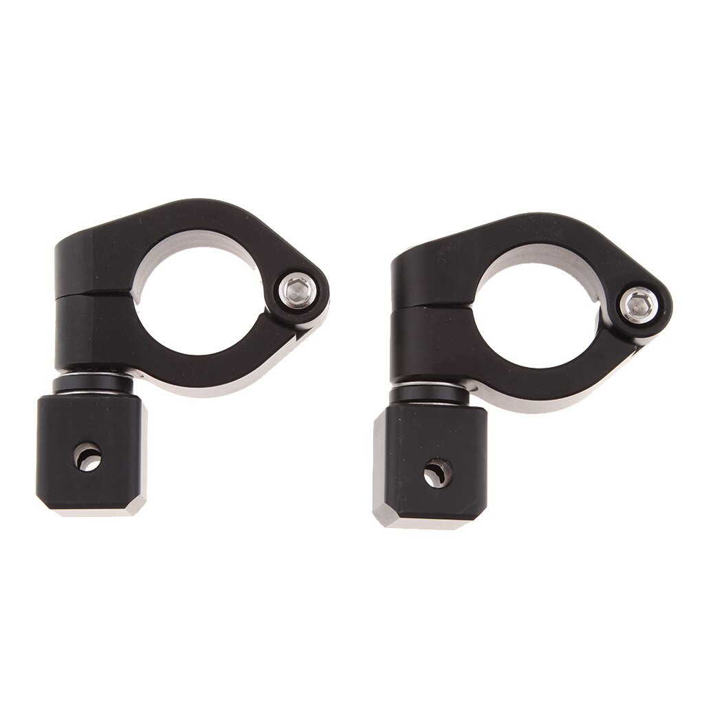 Matte Black LED Light Bar Mounting Bracket Kit Light Bar Clamp Mounting Kit Suitable for Motorcycle Handlebars Crash Bars