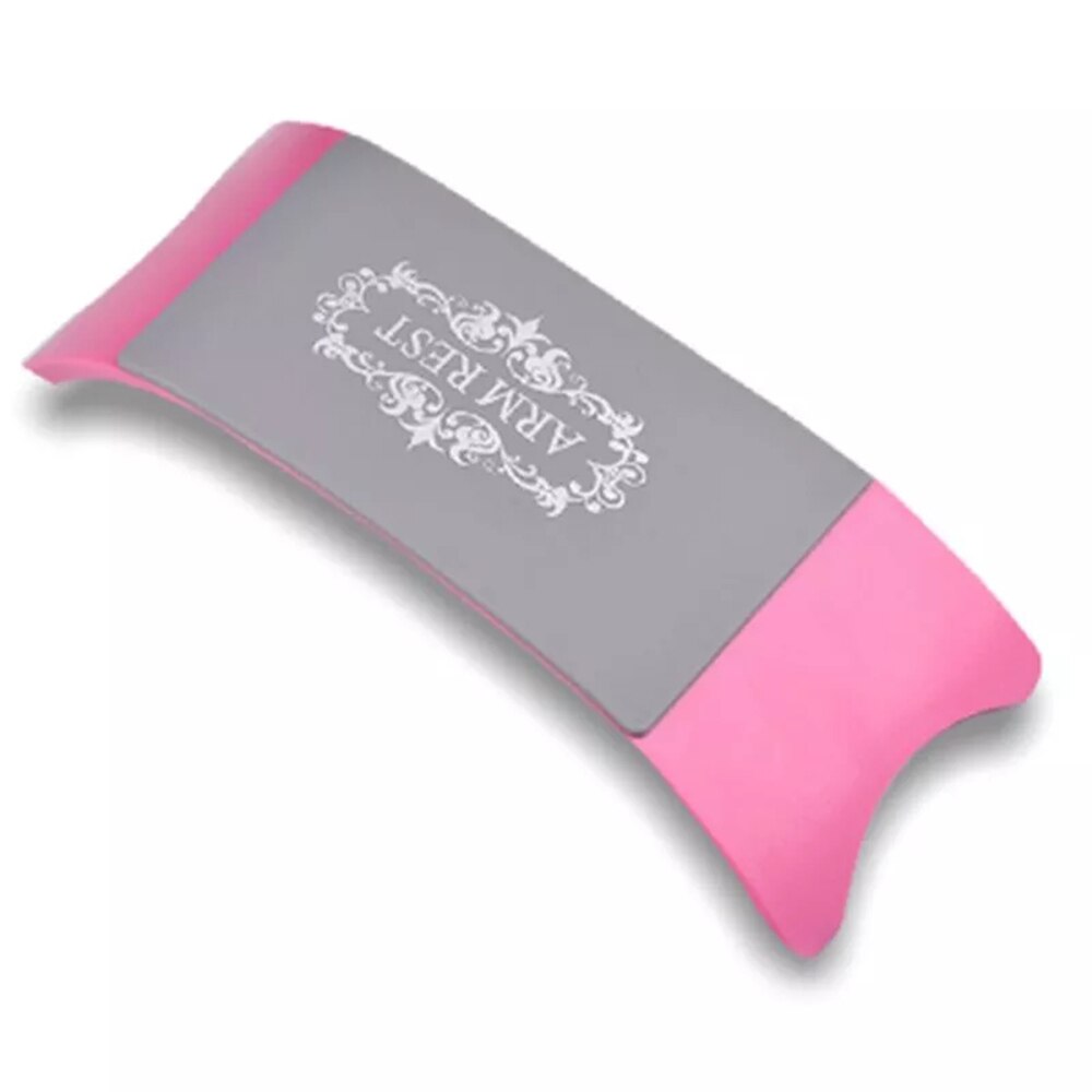 Repose-main en silicone pour poignet, avec coussin en forme de u pour espace de manucure en plein air,: Style B Pink