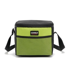 5L Picnic Bag Single-shoulder Student Picnic Bags Heat / Cold Preservation Pocket Picnic Bag red blue green gray