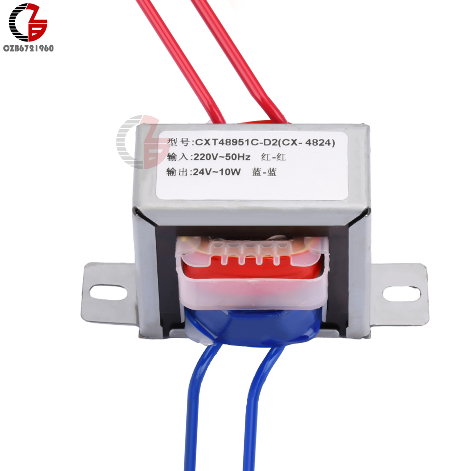 AC 220 V zu AC 24 V Leistungstransformator Einzelspannung 2-Draht-Ausgang AC-Netzteil Transformator DIY Isolationstransformatormodul