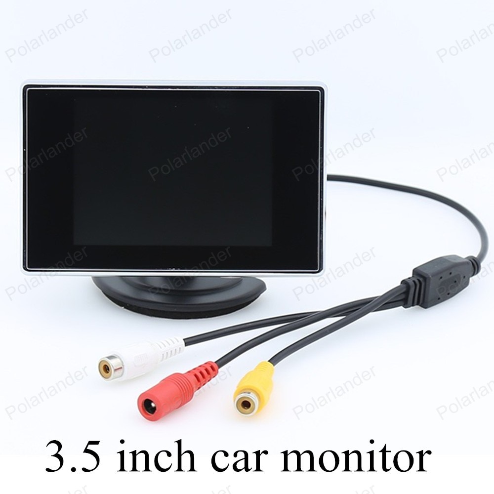 Voor Achteruitrijcamera Parking digitale kleur 3.5 inch Tft LCD kleine display voor Camera Achteruitkijkspiegel Auto Monitor