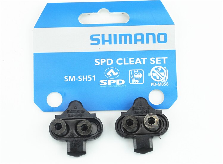 sh51 sh56 SPD Cleats Pair Single Release/ Multi-Release Pedal Cleats w/ Cleat SM-SH51 SM-SH56 Nut Plates Float Mountain