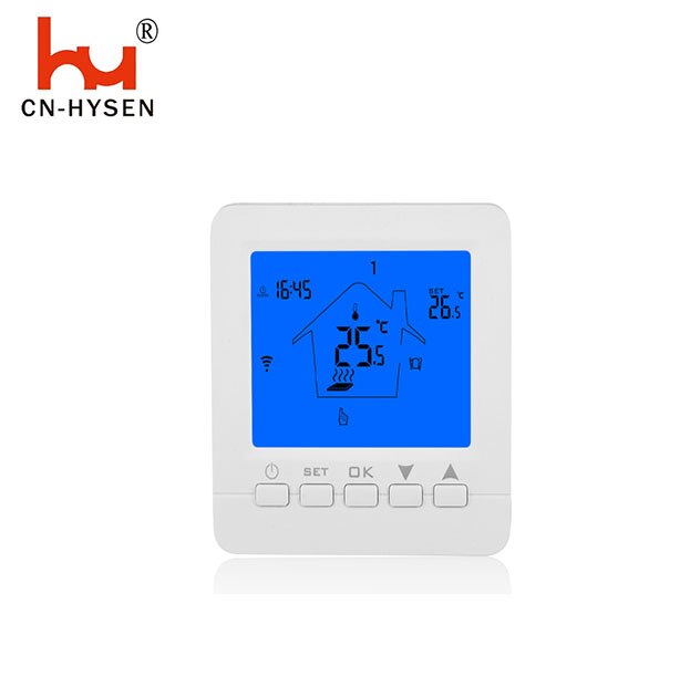 HY02B05-2-WIFI Programmeerbare Smart Wifi Controle Thermostaat Rohs Vloerverwarming Kamer Wifi Thermostaat