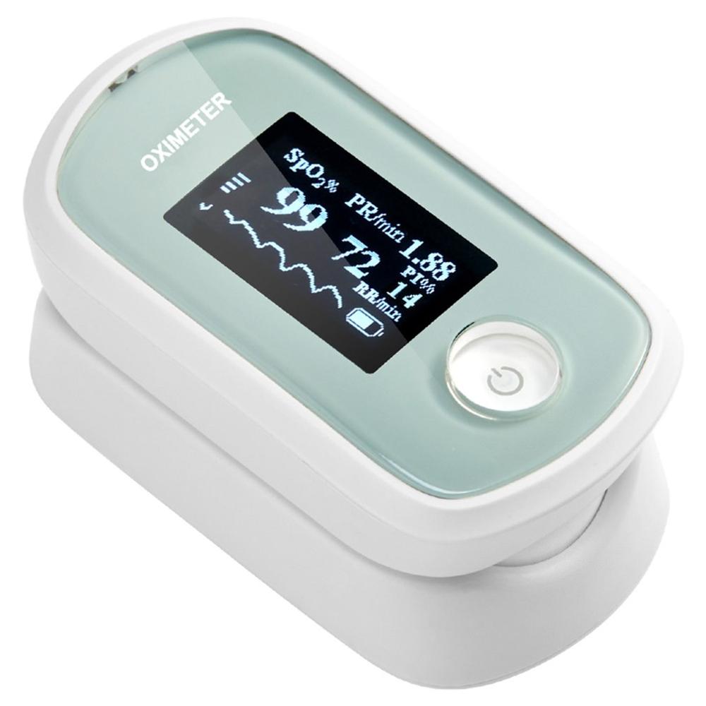 Portable Fingertip Pulse Oximeter OLED Display Finger Oximeter Finger Clip Heart Rate Monitor Blood Oxygen Saturation Monitor