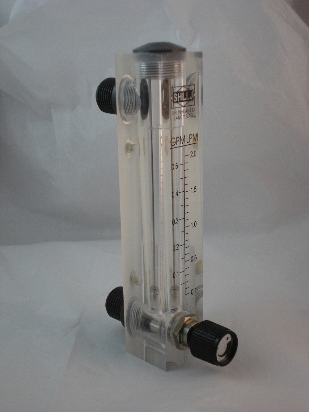 LZM-25 Verstelbare Paneel Type Acryl Flowmeter (Flowmeter) voor Vloeistof/Water/H2O Mannelijke 1 "Bsp Of Npt