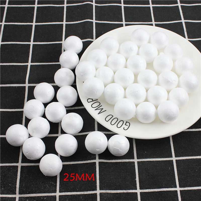 0.8-20cm kinds different size Polystyrene Styrofoam Foam Ball White Craft Balls For DIY Christmas Party Decoration Supplies