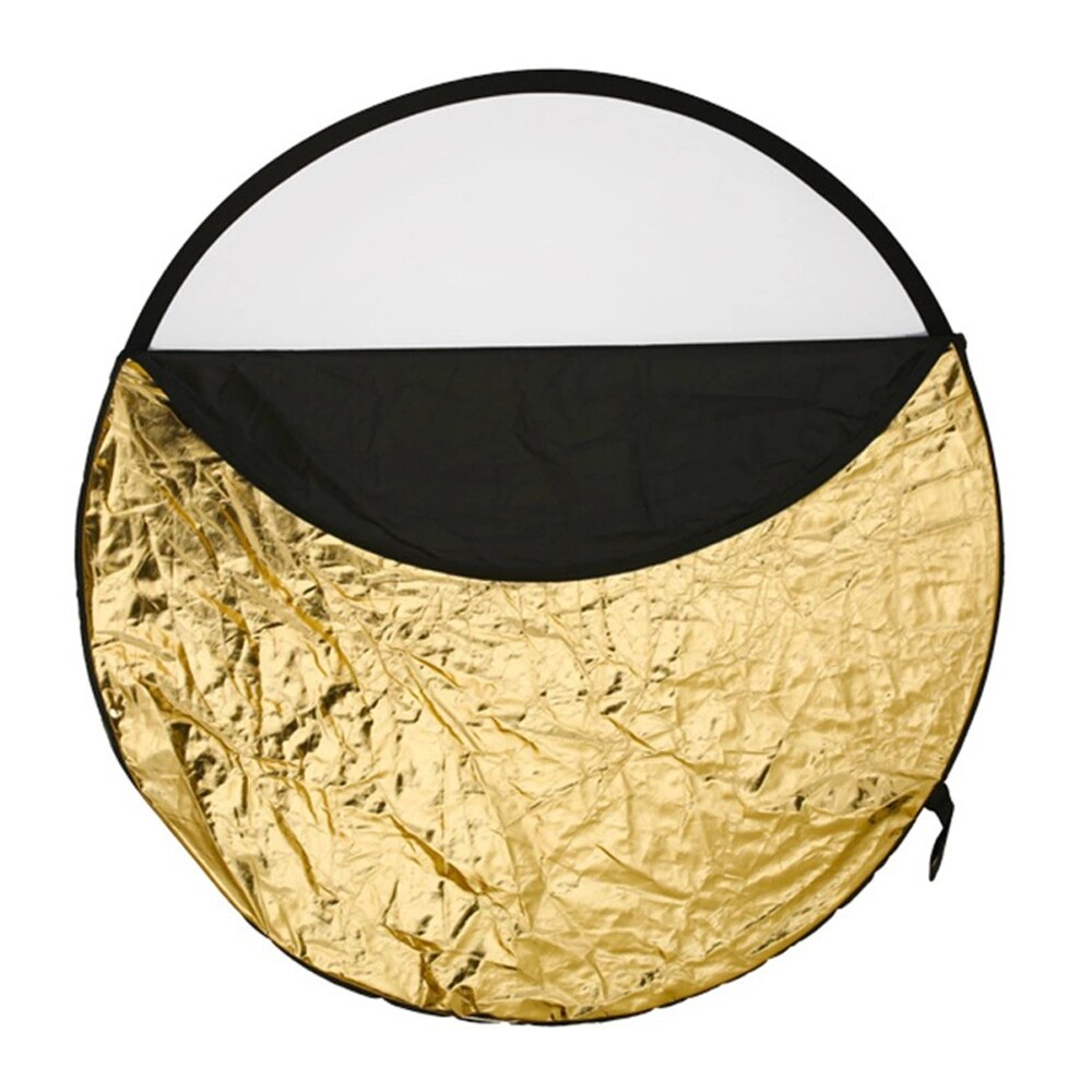 60cm/80cm/110cm 5 in 1 Portable Collapsible Light Diffuser Round Photo Studio Reflector For Studio Multi Photo Disc Diffuser Kit