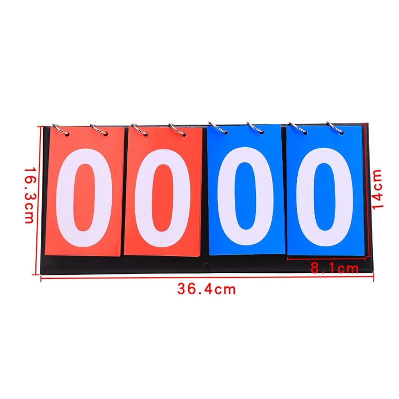4 Digit Score Board Basketball Soccer Scoreboard for Basketball Football Badminton Volleyball Table Tennis