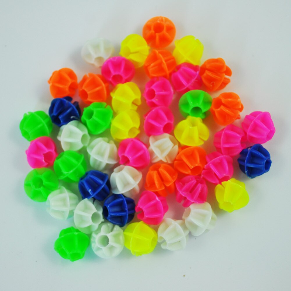 LGFM-2* Bags Bike Bicycle Plastic Clips Wheel Colorful Spoke Little Beads Decor