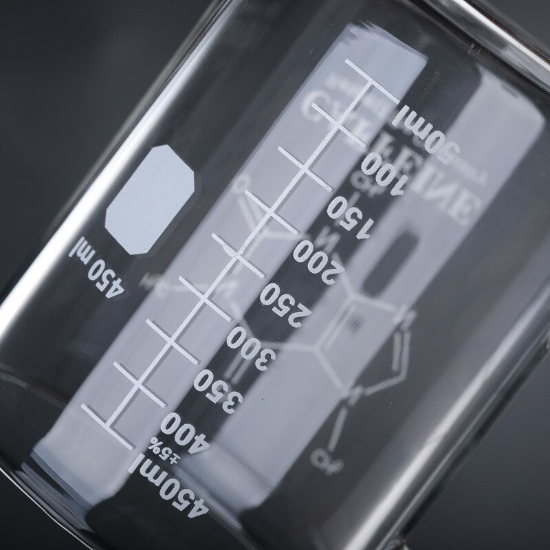 Cafeïne Beker Mok Afgestudeerd Beker Mok Met Handvat Borosilicaatglas Multifunctionele Food Grade Maatbeker