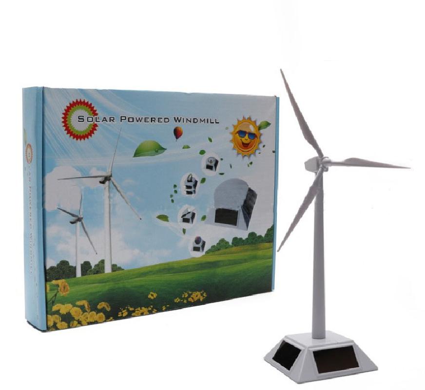 Mini Solar Rijden Windturbine Model Mini Solar Toy Mini Windturbine Generator Model Zonne-energie Windmolen