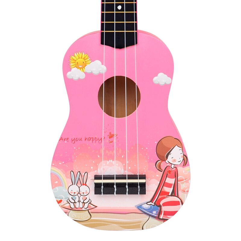 Irin 21 Inch Pink Soprano Ukulele Basswood 4 Strings Hawaiian Guitar Musical Instruments Ukulele