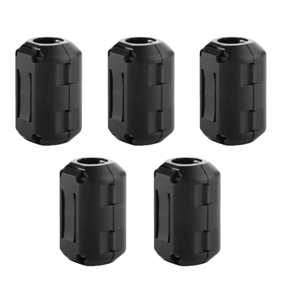 Komponenter filtre 5 stk 3.5mm clip-on ferrit ring kerne støjdæmper til emi rfi clip kabel