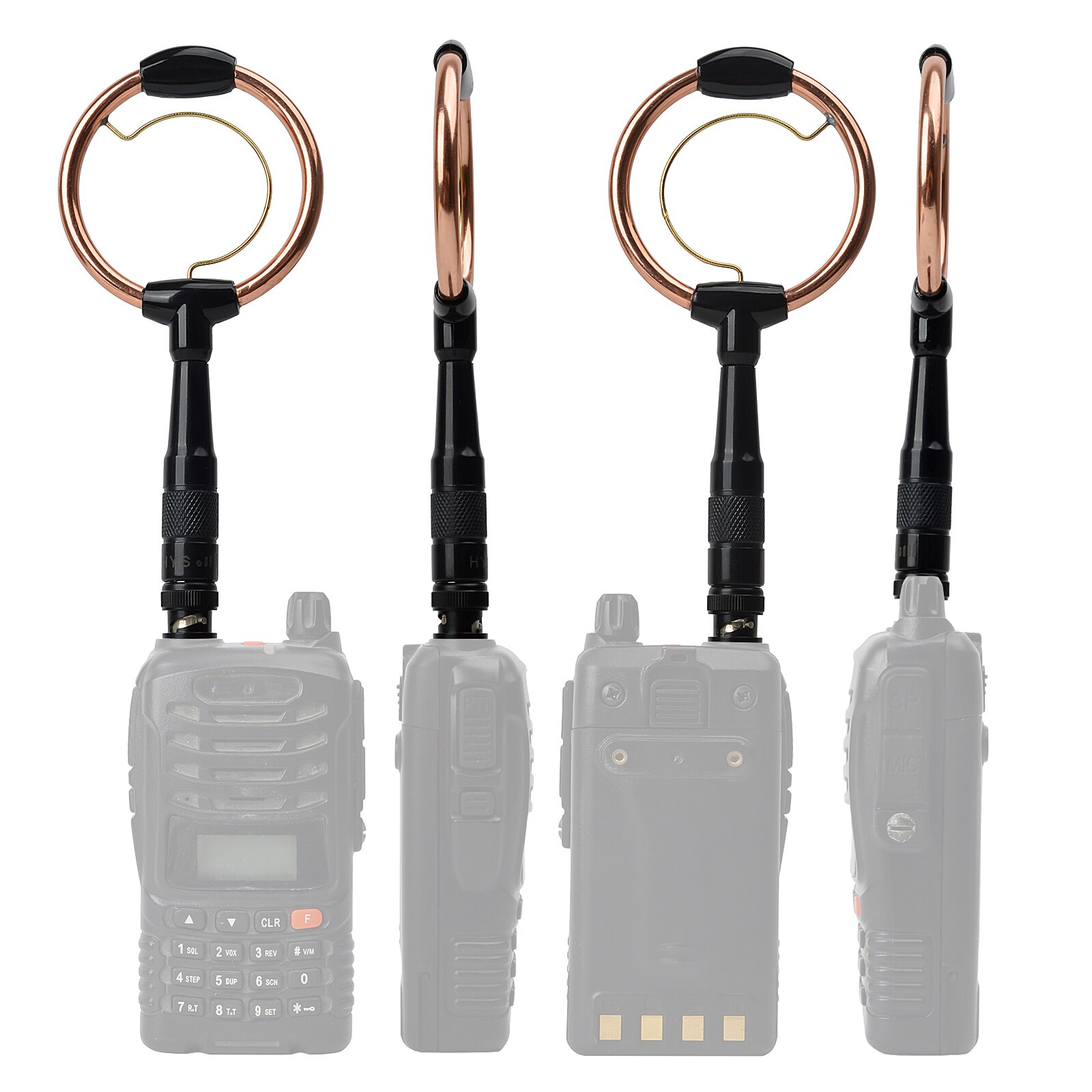 HYS - antenne BNC double bande VHF UHF, pour Unide... - Grandado