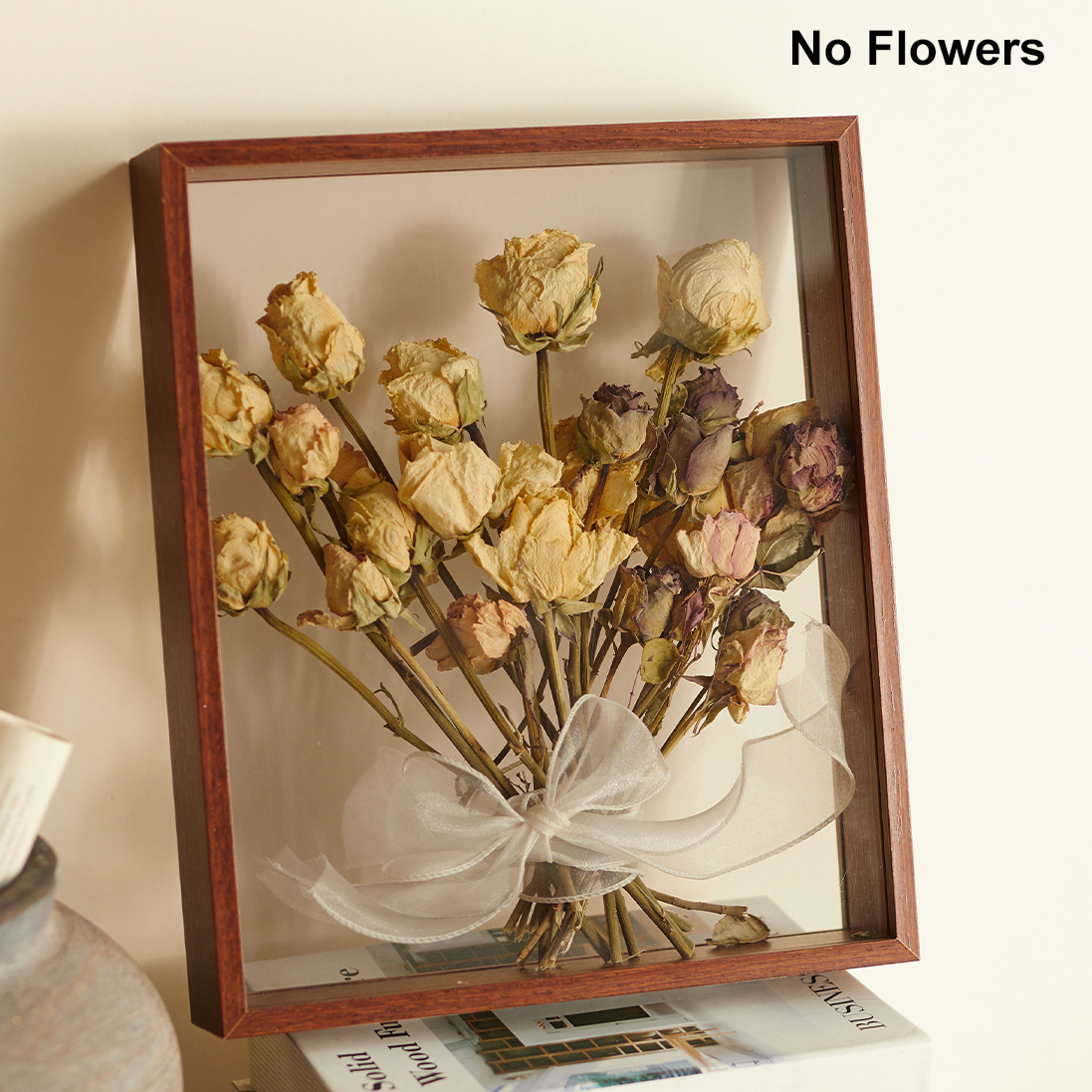 4cm Deep Shadow Box Frames Bouquet Display Flower Case Deep for Crafts 3D Picture Memorabilia Memory Transparent Photo Frame