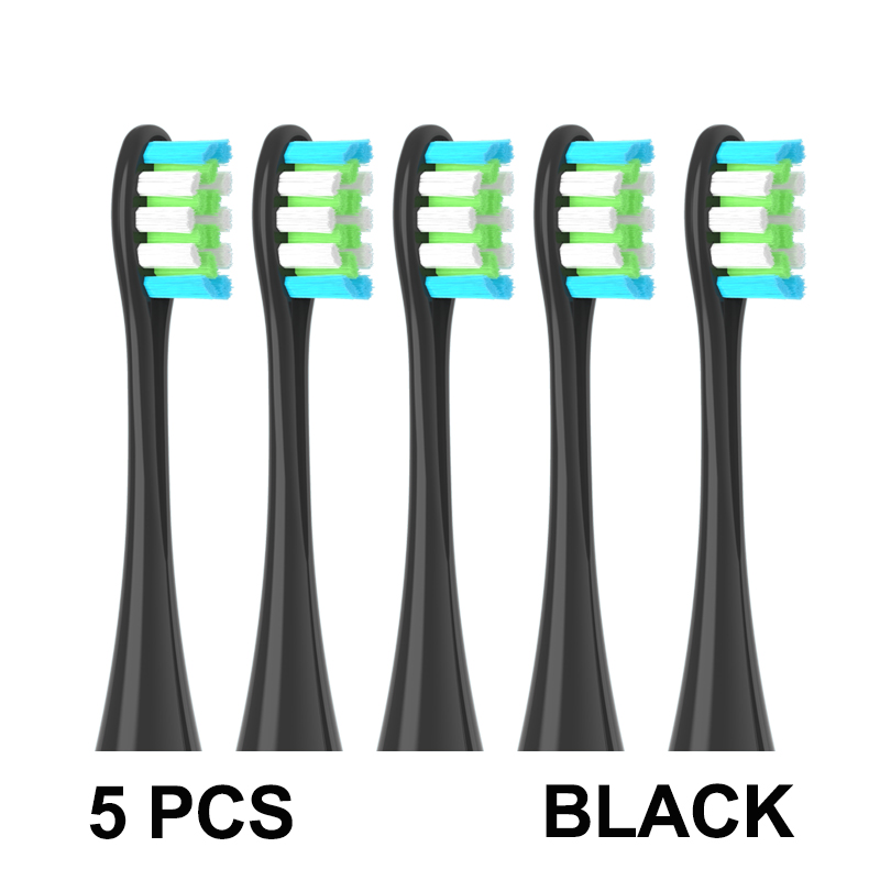 Cabezales de repuesto para cepillo de dientes eléctrico sónico Oclean X PRO Elite/Flow/F1/One/X/All Series DuPont, cerdas suaves azules y verdes: Naranja