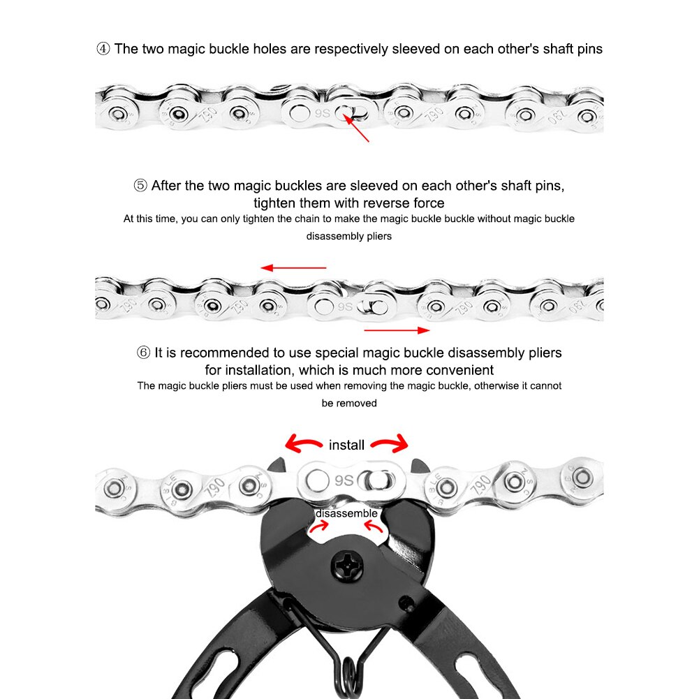 2 Pairs MTB Bicycle Chain Link Connector Joints Cycling Quick Master Links 6/7/8/9/10/11/12Speed Mountain Bike Parts