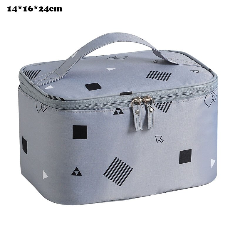 Large-capacity Cosmetic Bag Travel Convenient Toilet Bag Men's Outdoor Travel Storage Bag Waterproof Women Makeup Case: Grey2