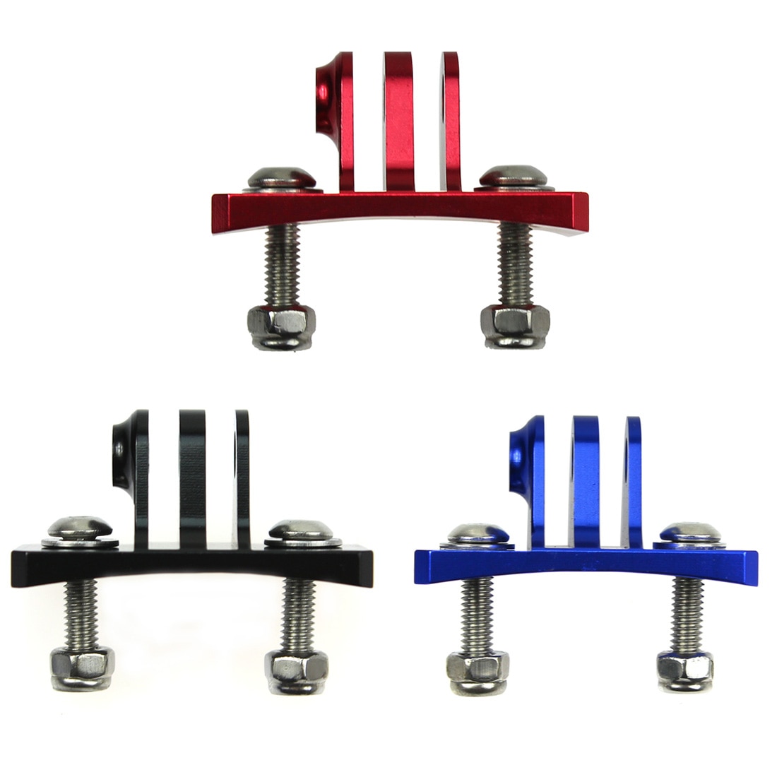 Adaptador de montaje fijo para casco de paracaidismo CNC, montaje para cámaras de acción GOPRO Hero 9, 8, 7, 6, 5, 4, 3 yi, SJ4000, SJ5000, SJ6000, SJcam