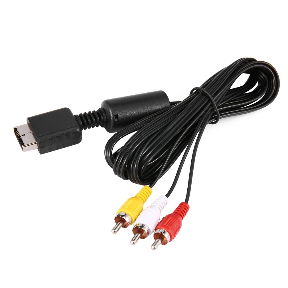 1.8M RCA TV Cable AV lead Sound Video Cables for Sony For PS2: Default Title