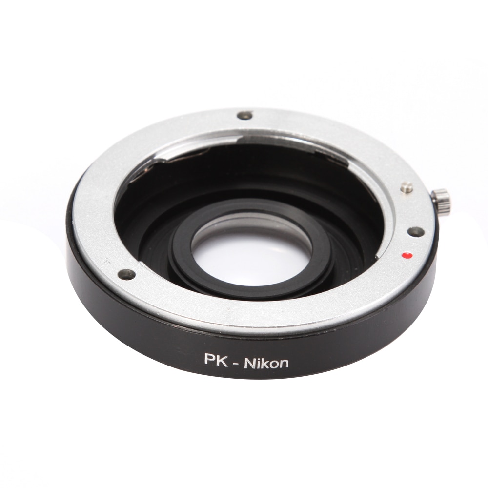 Fotga Lens Adapter Ring Met Glas Voor Pentax Pk K Lens Nikon D810 D800 D750 D7100 D5300 D7200