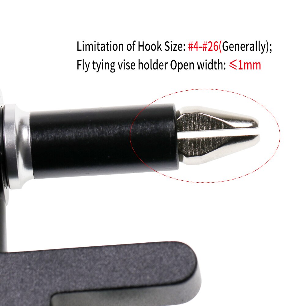 Étau Portable pour Pêche à la Mouche avec Base, Pince Rotative en C, Kit de Pêche de Voyage en Alliage, Outil de Liaison d'Hameçon