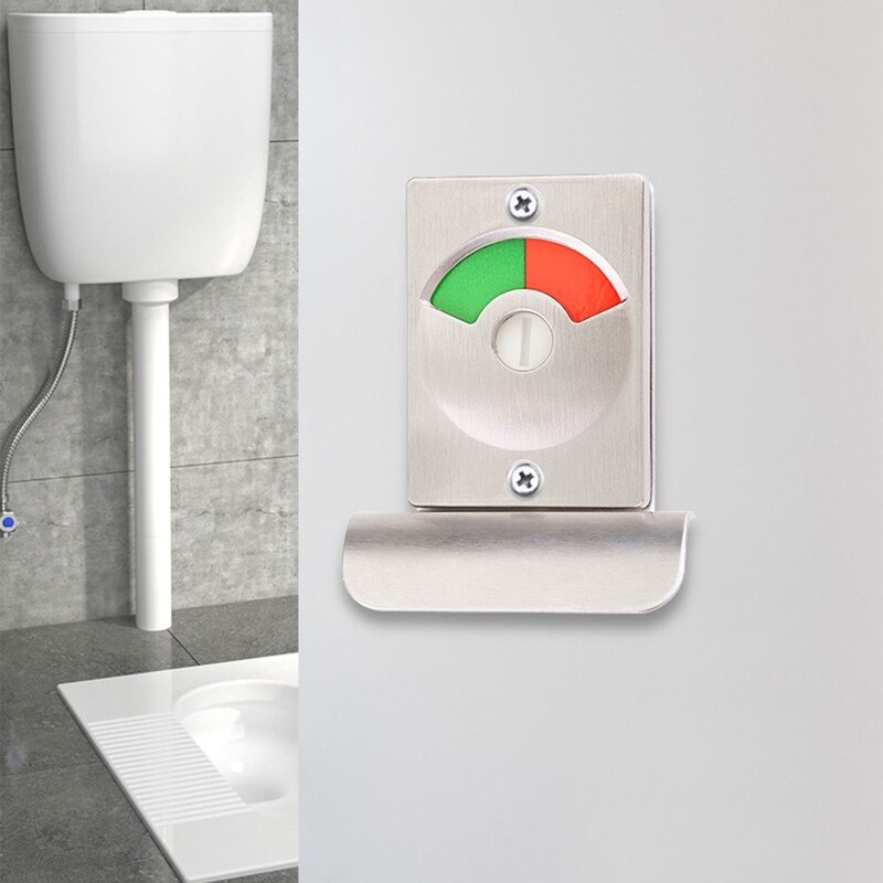 Rustproof Smooth Indicator Door Lock With Turn Knob Shopping Mall Airport