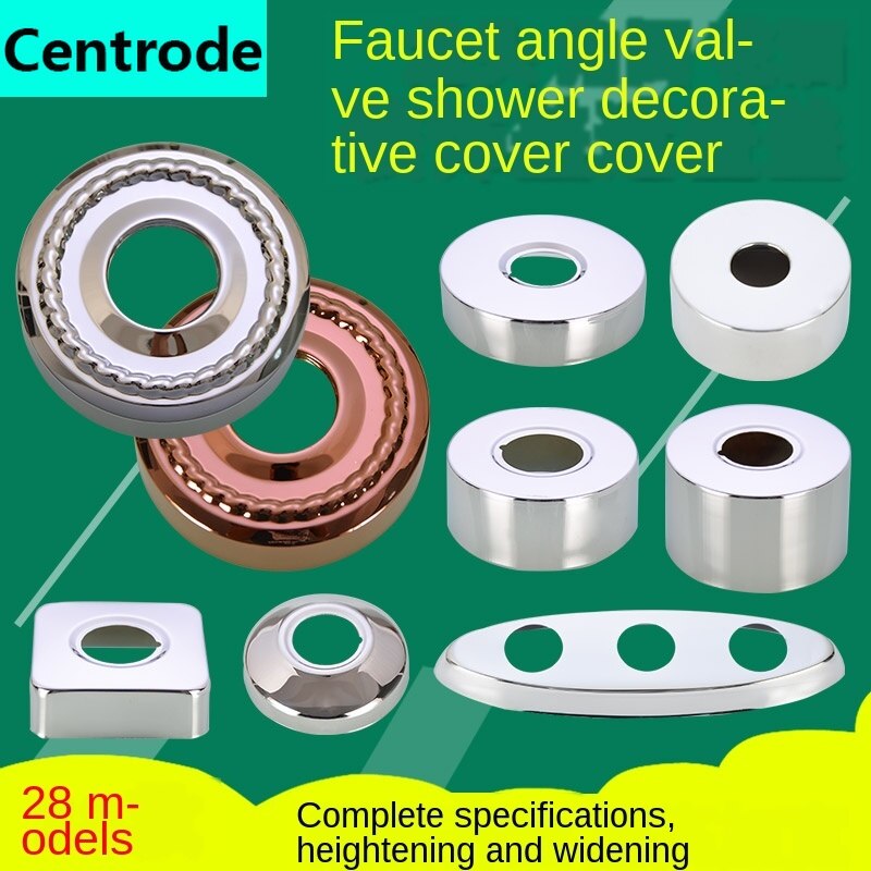 Rvs Kraan Decoratieve Cover Verhogen Met Hoge Diepte Driehoekige Valve Douchekraan Cover