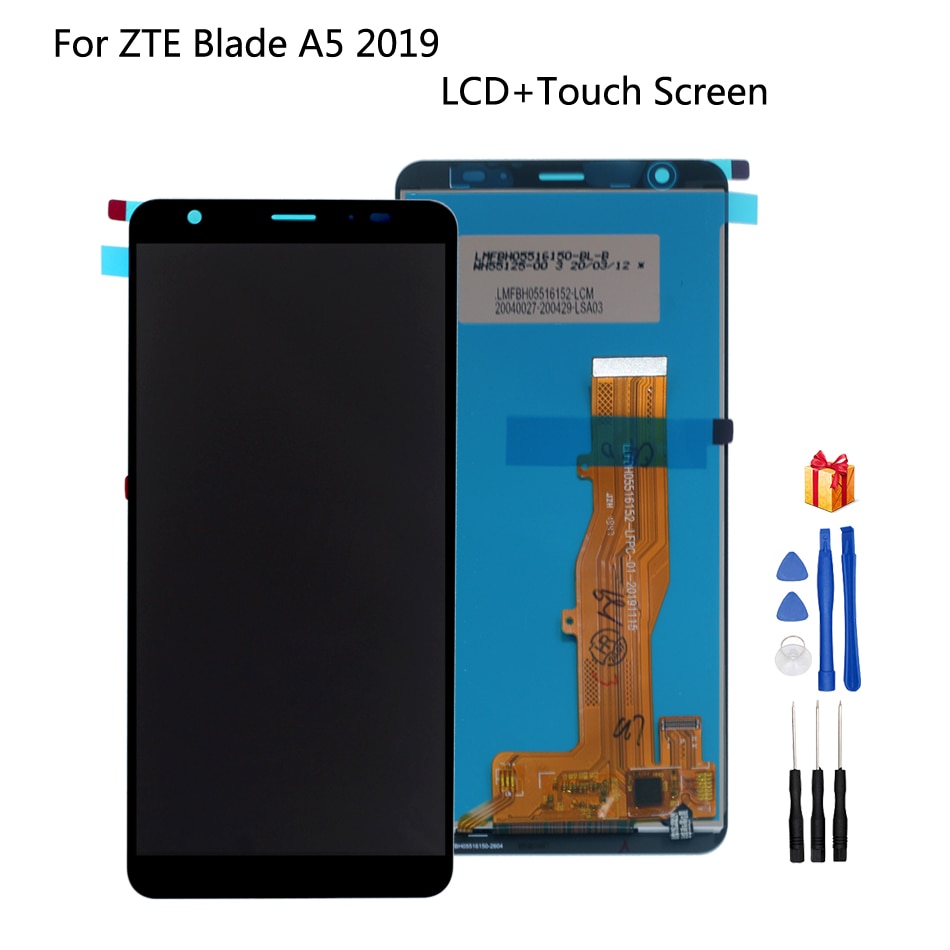 Pantalla LCD Original de 5,45 pulgadas para ZTE Blade A5 , montaje de digitalizador con pantalla táctil para ZTE A5 , piezas de teléfono LCD + herramientas