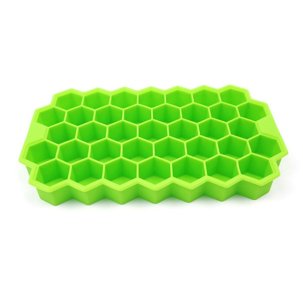 37 cubos moldes silicona cubo de hielo de nido de abeja molde para hacer cubitos de hielo para helado frío bebida cóctel de whisky Popsicle moldes