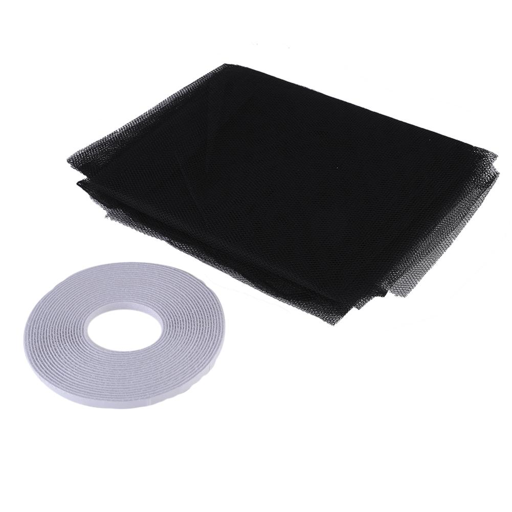DIY Insect Fly Door Screen Curtain Protector Flyscreen Mesh Screen Sticky Tape Magnetic Anti Mosquito Door Window Net