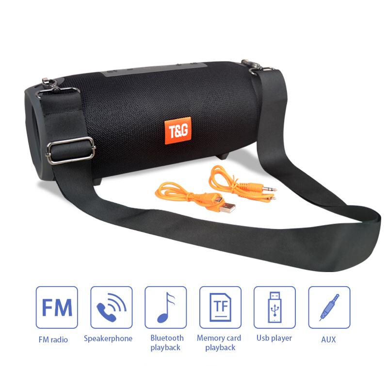 Tg118 caixa de som portátil bluetooth 40w, alto falante, alta potência, portátil, para computadores, player de música, com alto-falante fm fm fm