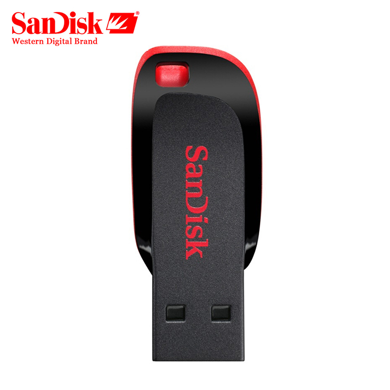 Lama a Forma di U Disk USB Flash Drive SanDisk 4GB 8GB 16GB 32GB 64GB 128GB pen Drive USB di Memoria del Bastone 2.0 SDCZ50 per Tablet e Telefono