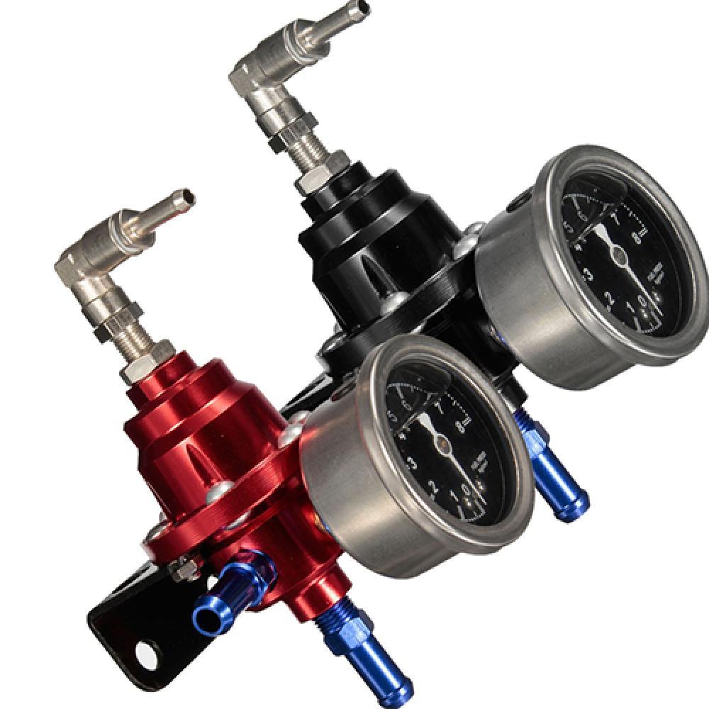 Universal Adjustable Auto Car Fuel Pressure Regulator with kPa Oil Gauge Kit Car Superchargers Parts