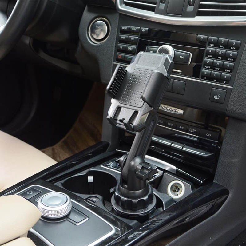 Car Cell Phone Holder Mount 360 Degree Adjustable Car Cup Holder Interior Accessories Drinks Holders