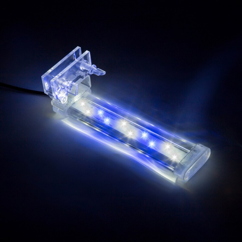 2 Pcs/lot 220-240V Crystal Fish Tank Lamp Aquarium Light LED Stand Heater Warmer Accessories Waterproof