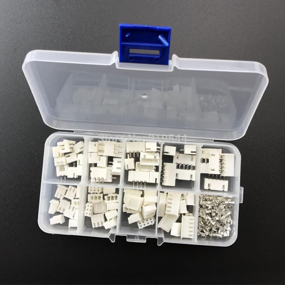 230 pcs XH2.54 2pin 3pin 4pin 5pin 2.54mm Toonhoogte Terminal Kit/Behuizing/Pin Header JST Connector Draad connectors Adapter XH Kits