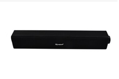 Bluetooth boombox subwoofer højttaler 20w genopladelig soundbar tv subwoofer bas højttaler bærbar support tf aux til computer: Sort