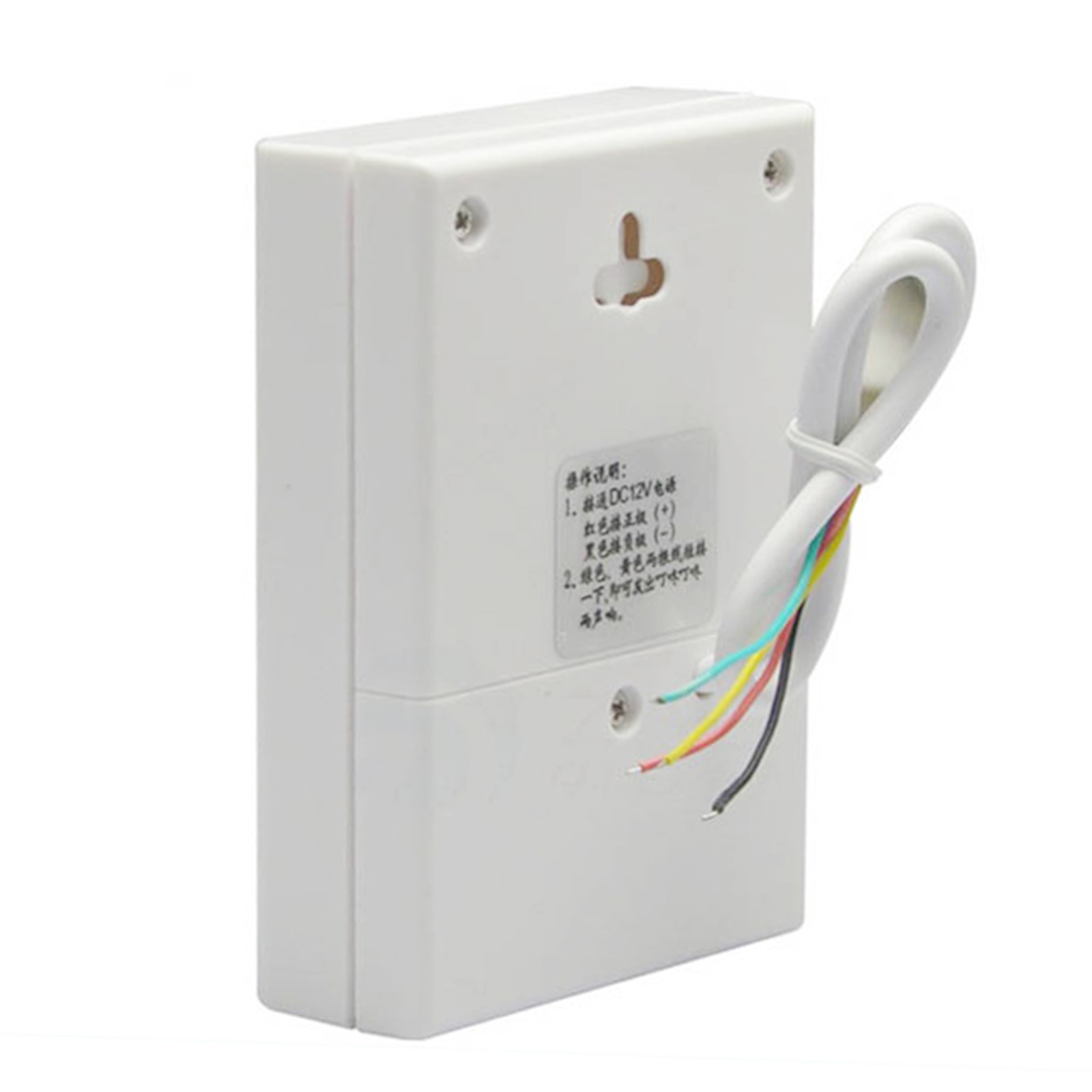 Timbre de puerta con cable para el hogar y la Oficina, accesorio de seguridad montado en la pared, ABS DC 12V
