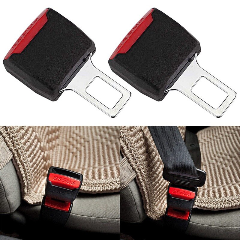 Universel voiture sécurité ceinture de sécurité enfichable mère convertisseur double usage ceinture boucle Extende Clip ceinture de sécurité Auto accessoires