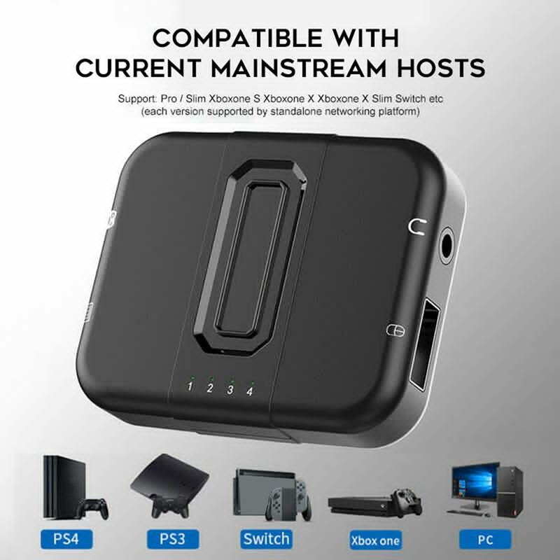 Tastatur-maus-konverter, gamecontroller-adapter für pc ,  ps4- in-1- und 2-in - ps3- switch-mobile-gaming-konverter