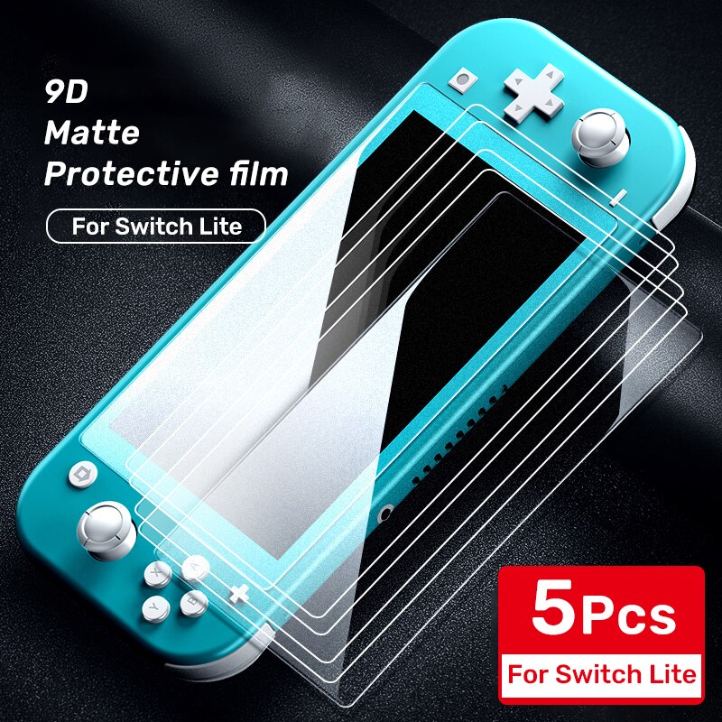 11Pack Schutz Glas für Nintend Schalter Gehärtetem Glas Bildschirm Schutz für Nintendo Schalter Lite NS HD Glas Bildschirm Film: 5Pack matt Lite